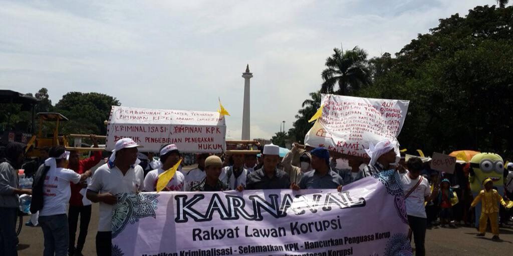karnaval rakyat lawan korupsi