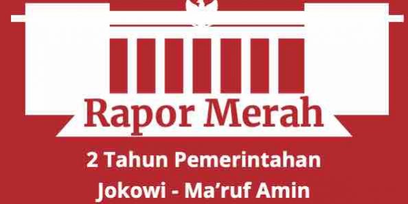 rapor merah 2 tahun jokowi amin