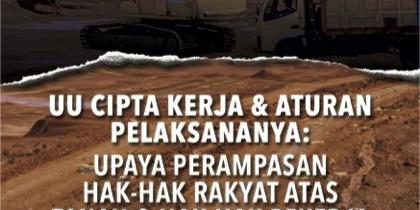 Buku Omnibus Law LBH Jkt A5 Pdf 05062022 Cover buku UU Cipta Kerja dan Aturan Pelaksananya