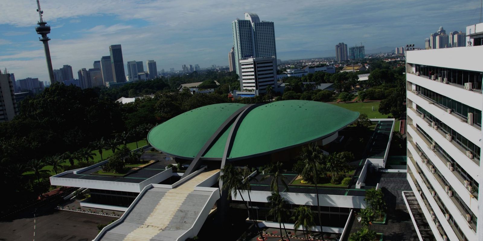 DPR MPR Gedung DPR MPR dari atas