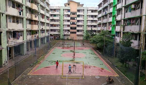Foto suasana rusunawa marunda