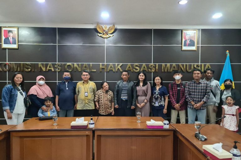 Warga Pancoran Buntu 2 Audiensi di Komnas HAM