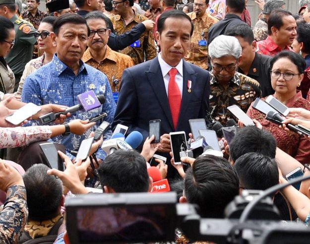 Jokowi menjelaskan statement kebebasan beragama