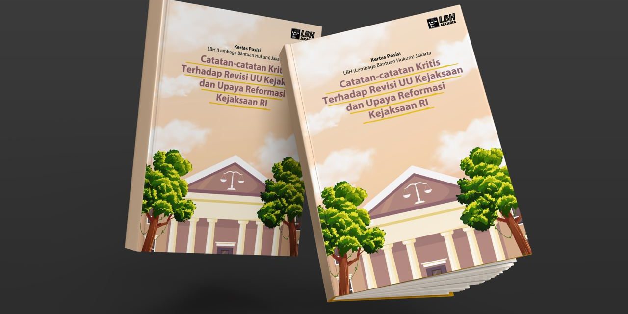 Banner Kertas Posisi Revisi UU Kejaksaan